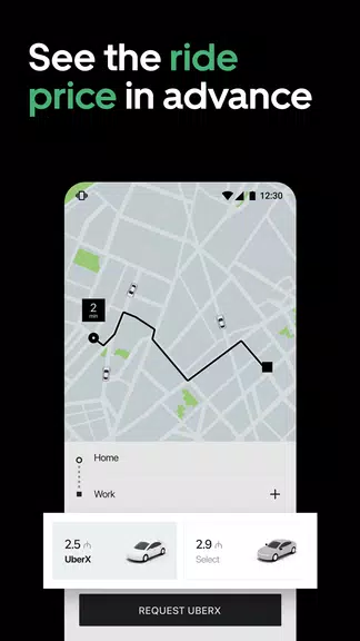 Uber AZ — такси и доставка Скриншот 1