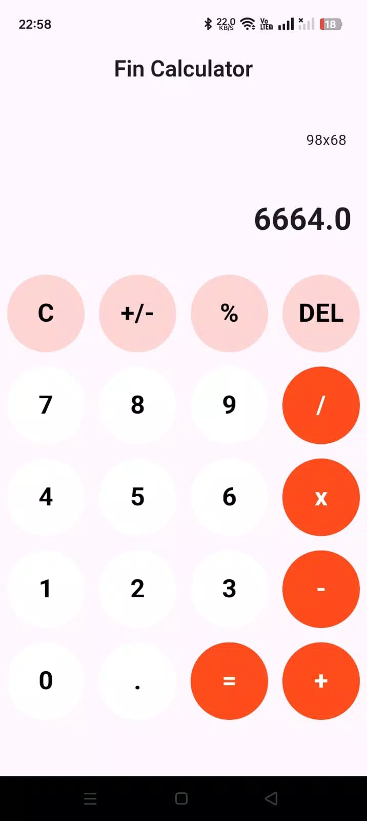 Fin Calculator Screenshot 2