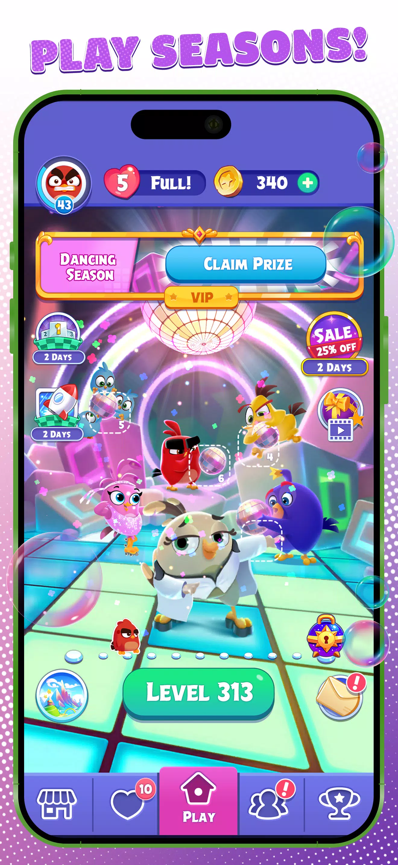 Angry Birds Dream Blast Captura de tela 2
