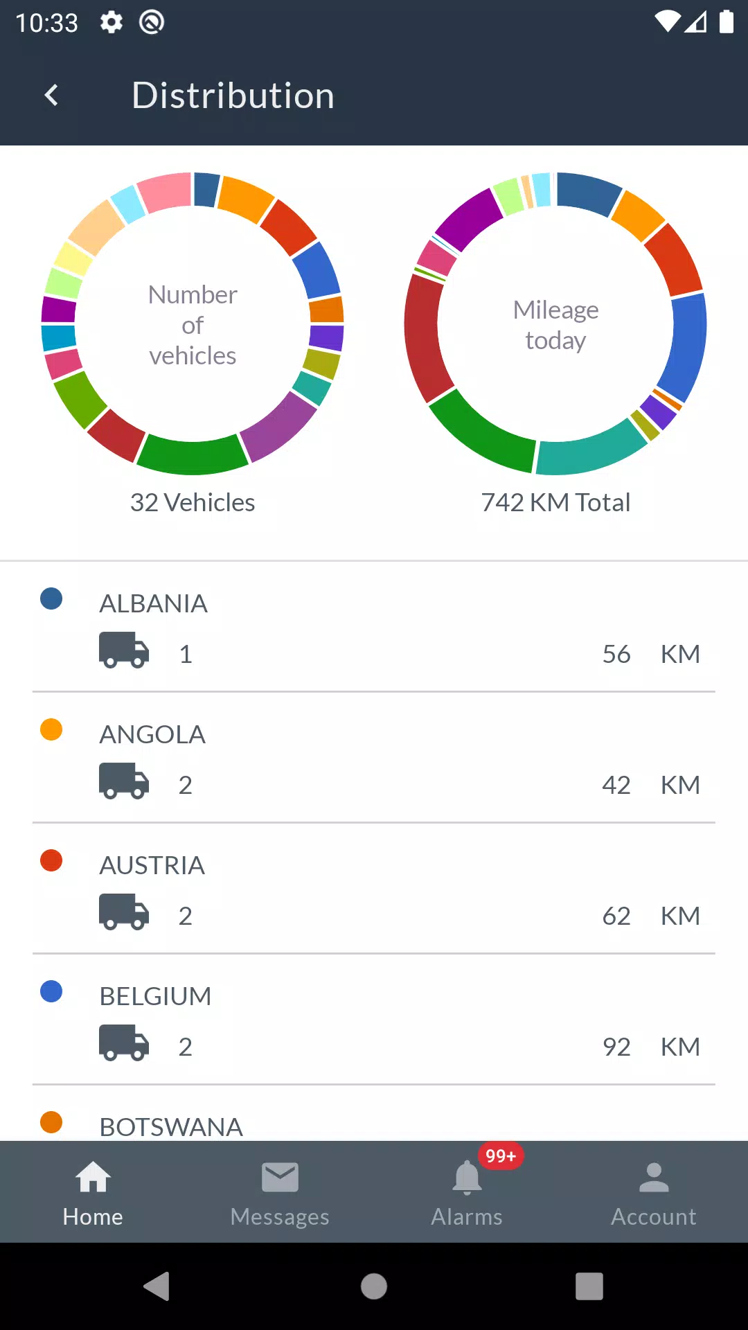 Frotcom Fleet Manager Captura de tela 2