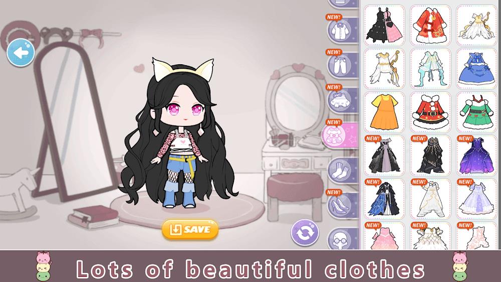 YOYO Doll Anime Dress Up Game স্ক্রিনশট 1