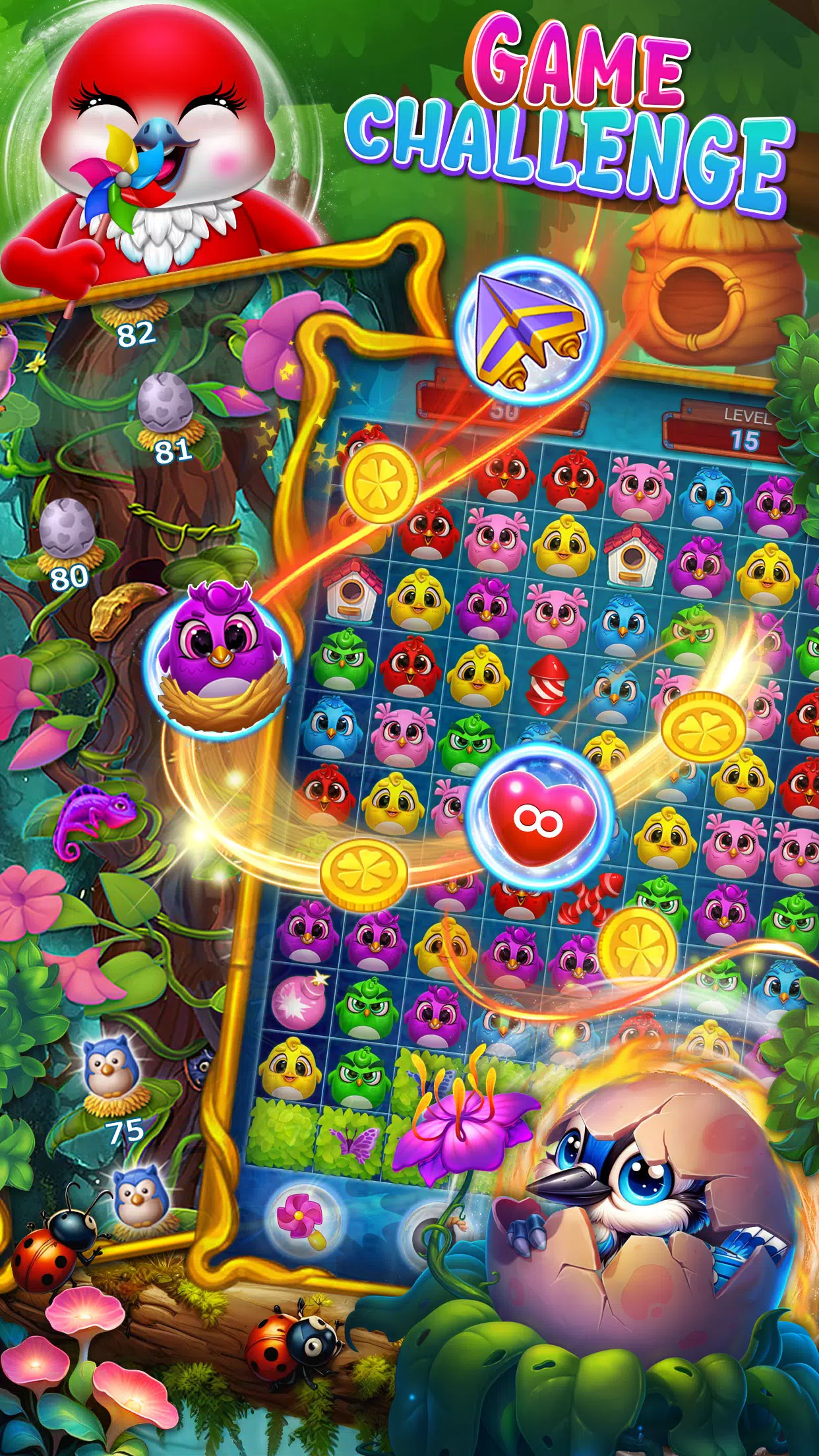 Bird Forest Mania Ảnh chụp màn hình 2