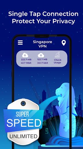 Schermata Singapore VPN - Free, Fast & Secure 2