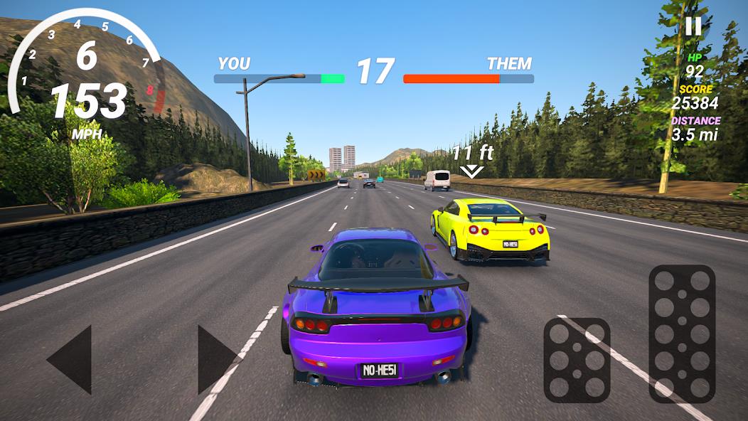 No Hesi Car Traffic Racing Mod スクリーンショット 2