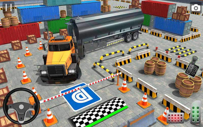 Real Euro Truck Parking Games Capture d'écran 3