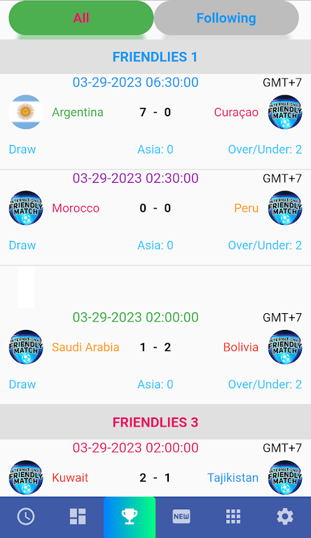 Friendly Matches 2024 Screenshot 1