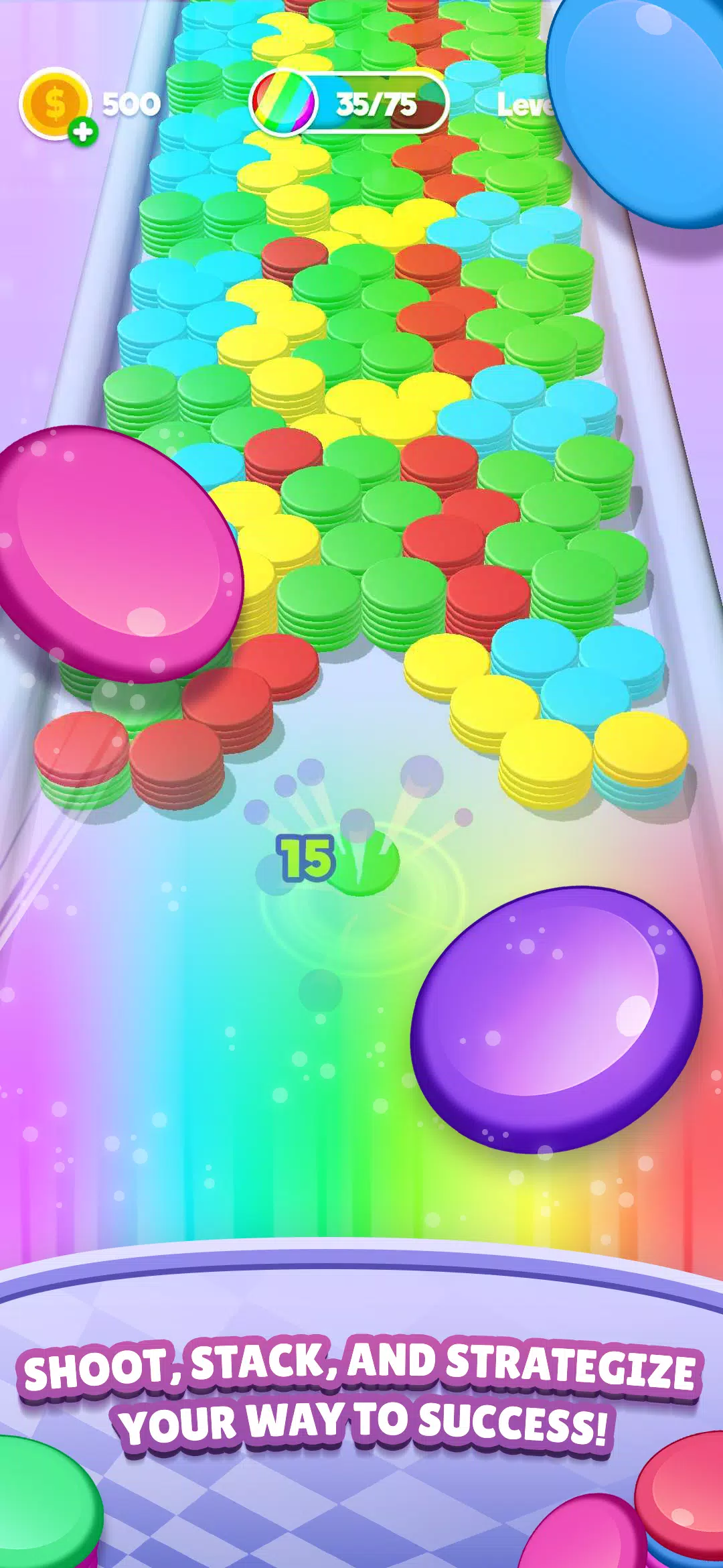 Stack Blast - Disk Shooter স্ক্রিনশট 2
