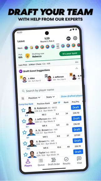 Yahoo Fantasy Football, Sports Tangkapan skrin 2