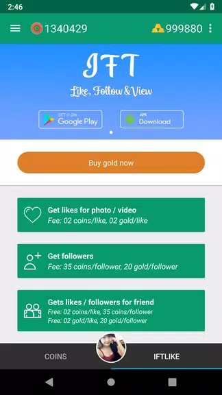 Likes & followers for Instagram 螢幕截圖 1