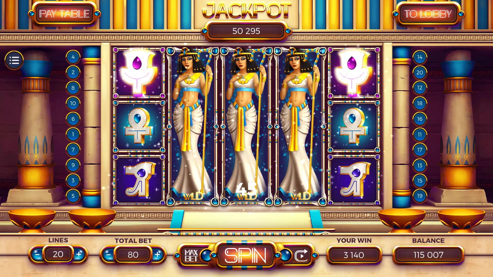 Gold Voyage Slots casino games スクリーンショット 2