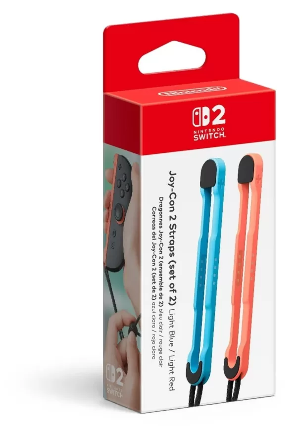 Joy-Con 2-Gurte (Set von 2) hellblau / hellrot