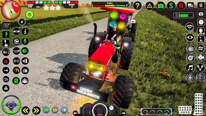 Real Farm Indian Tractor Game 스크린샷 1