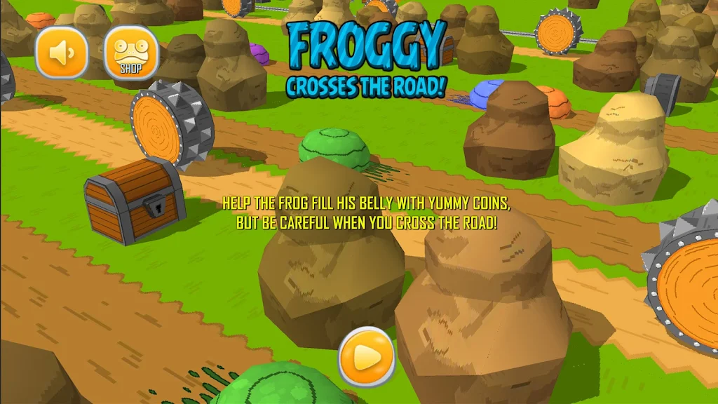 Jumppy Frog Cross Forest 螢幕截圖 0