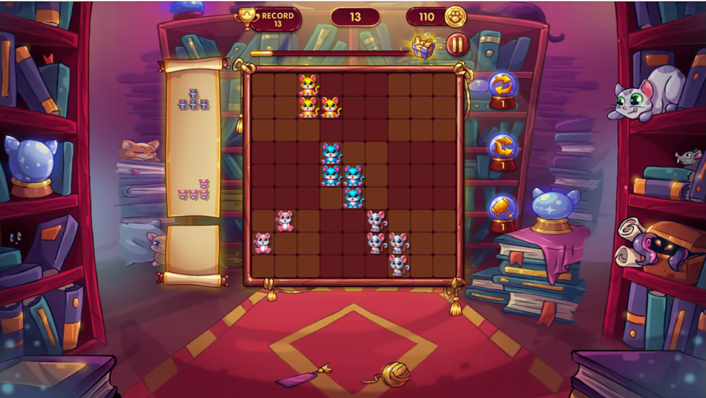 Mouse land block 9x9: Puzzle Скриншот 3