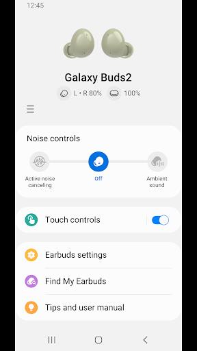 Galaxy Buds2 Manager 螢幕截圖 0