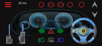 Steering Wheel Emulator(Euro Truck) Zrzut ekranu 0