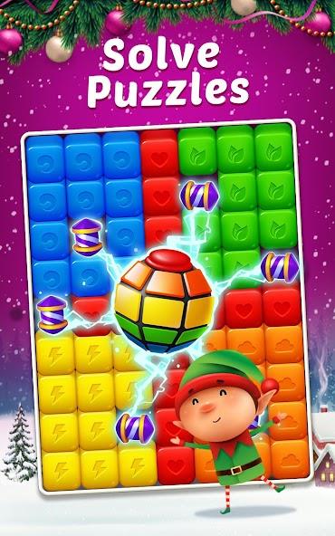 Toy Cubes Pop - Match 3 Game Mod Ekran Görüntüsü 2