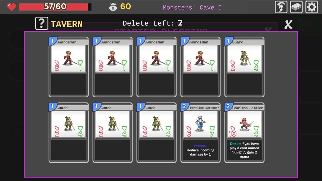 Tavern Rumble - Roguelike Deck Building Game Capture d'écran 1
