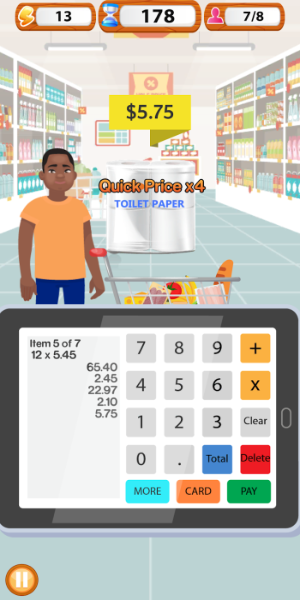 Supermarket Cashier Simulator Mod ภาพหน้าจอ 1