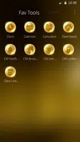 Golden Disco Vintage Theme Captura de pantalla 3