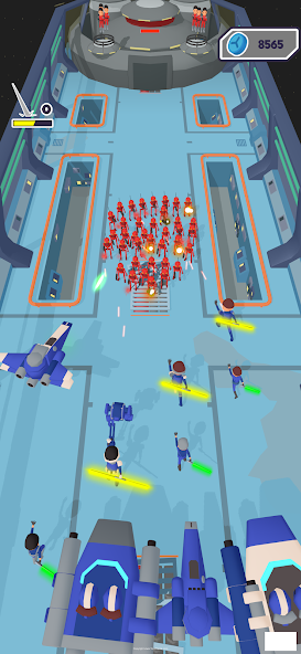 Space Army: Universe Clash Mod Schermafbeelding 1