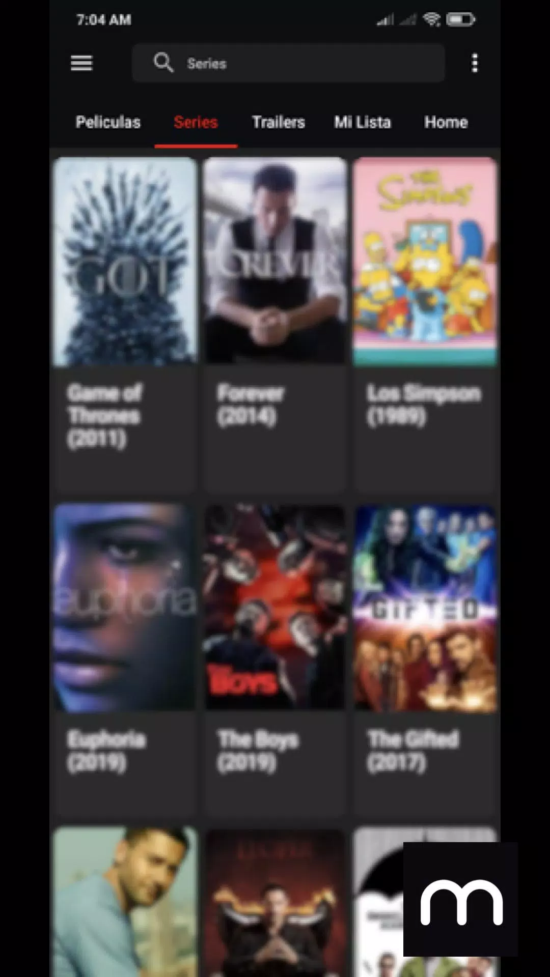 Schermata Movidy: Peliculas y Series Gratis 2