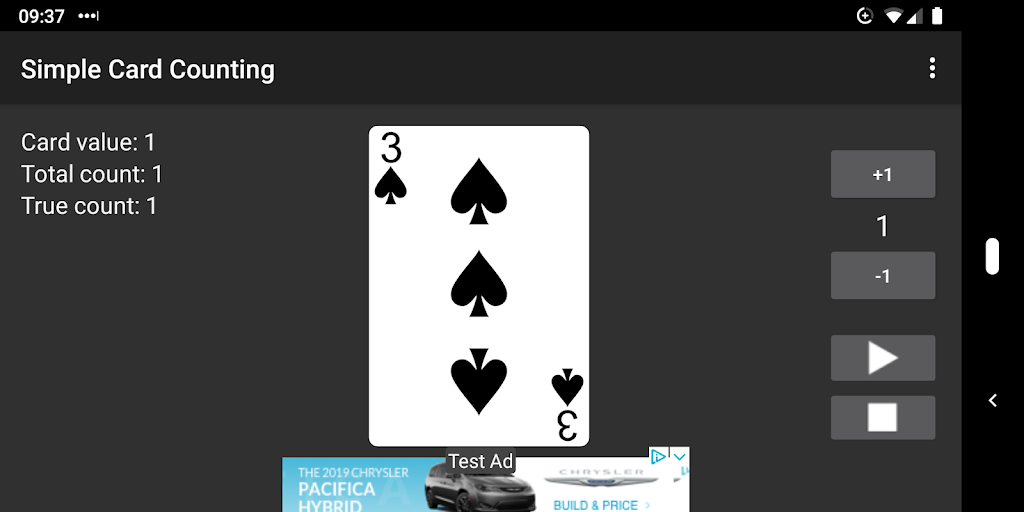 Simple Card Counting 螢幕截圖 1