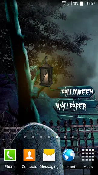 Halloween Live Wallpaper Capture d'écran 1