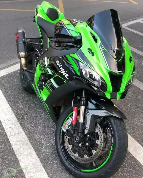 Kawasaki Ninja ZX10r Wallpaper स्क्रीनशॉट 2