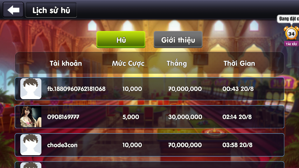 52fun change bonus - game defeat thuong Screenshot 1