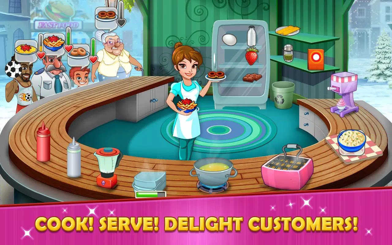 Kitchen story: Food Fever Game Screenshot 0