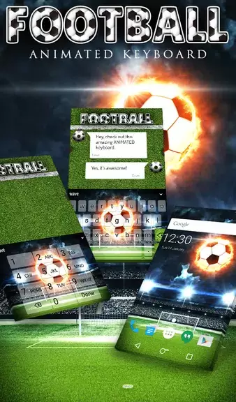 Football Keyboard & Wallpaper 스크린샷 0