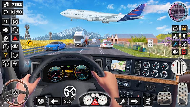 Truck Driving School Games Pro 螢幕截圖 1