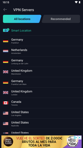 VPN Proxy Master - Safer Vpn Screenshot 1