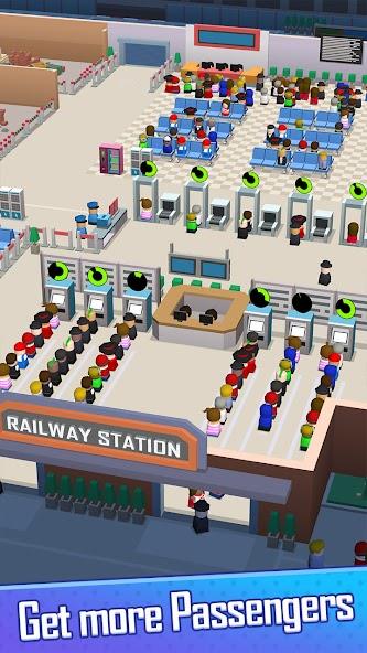 Railway Tycoon - Idle Game Mod 螢幕截圖 3