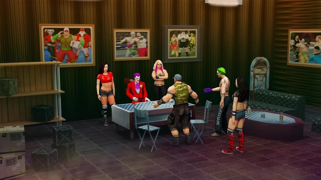 Beat Em Up Wrestling Game Mod Capture d'écran 2