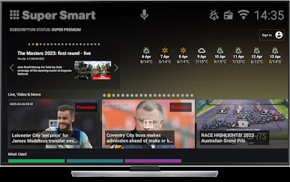 Schermata Super Smart TV Launcher 0