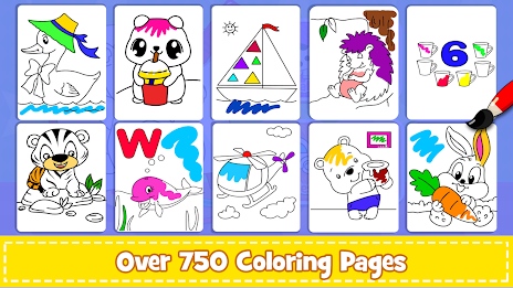 Coloring Games & Coloring Kids Zrzut ekranu 3