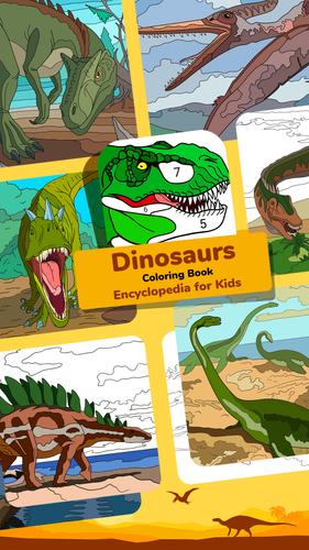 Dino Coloring Encyclopedia ภาพหน้าจอ 0