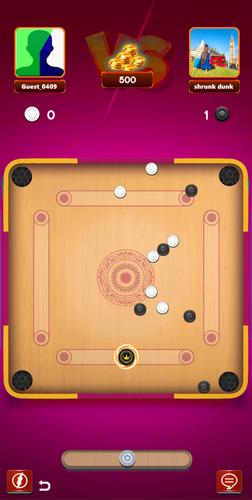 Carrom board game & carom pool Captura de tela 2