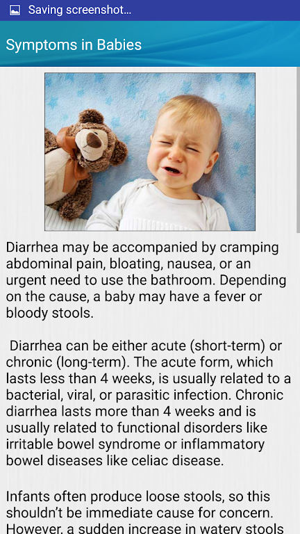 Diarrhea and Dehydration Help 螢幕截圖 2
