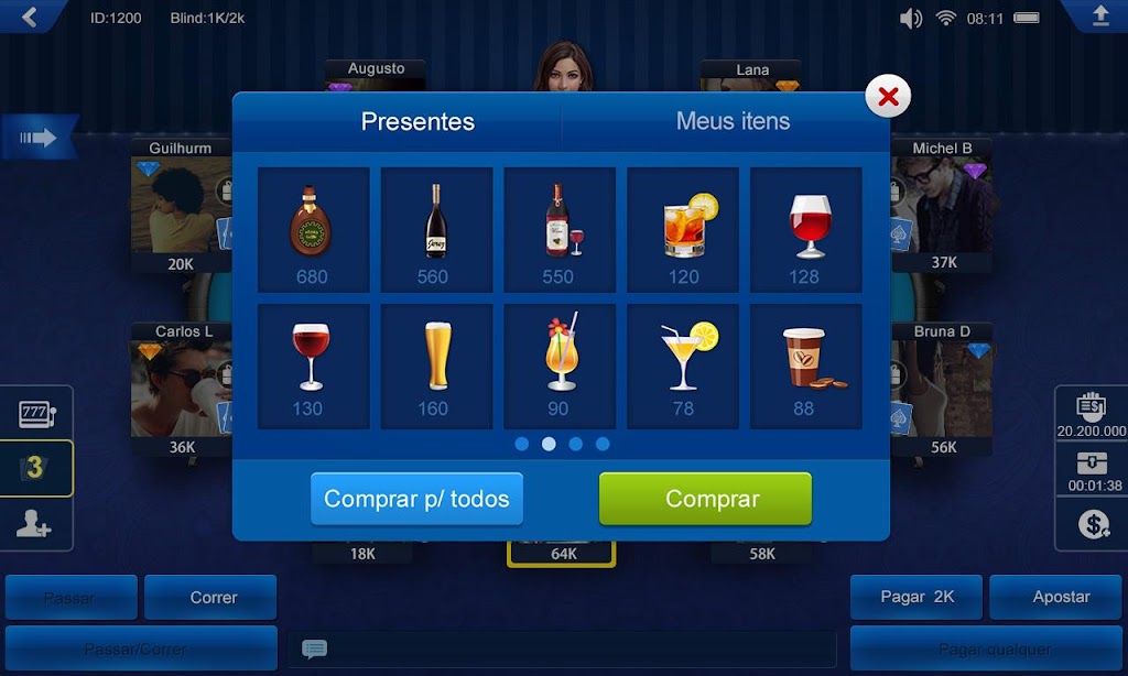 Poker Brasil HD Скриншот 2