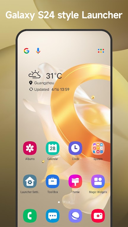 Cool S24 Launcher Galaxy OneUI Mod স্ক্রিনশট 0