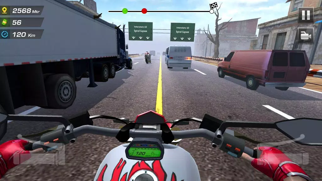 Highway Moto Rider 2: Traffic应用截图第0张