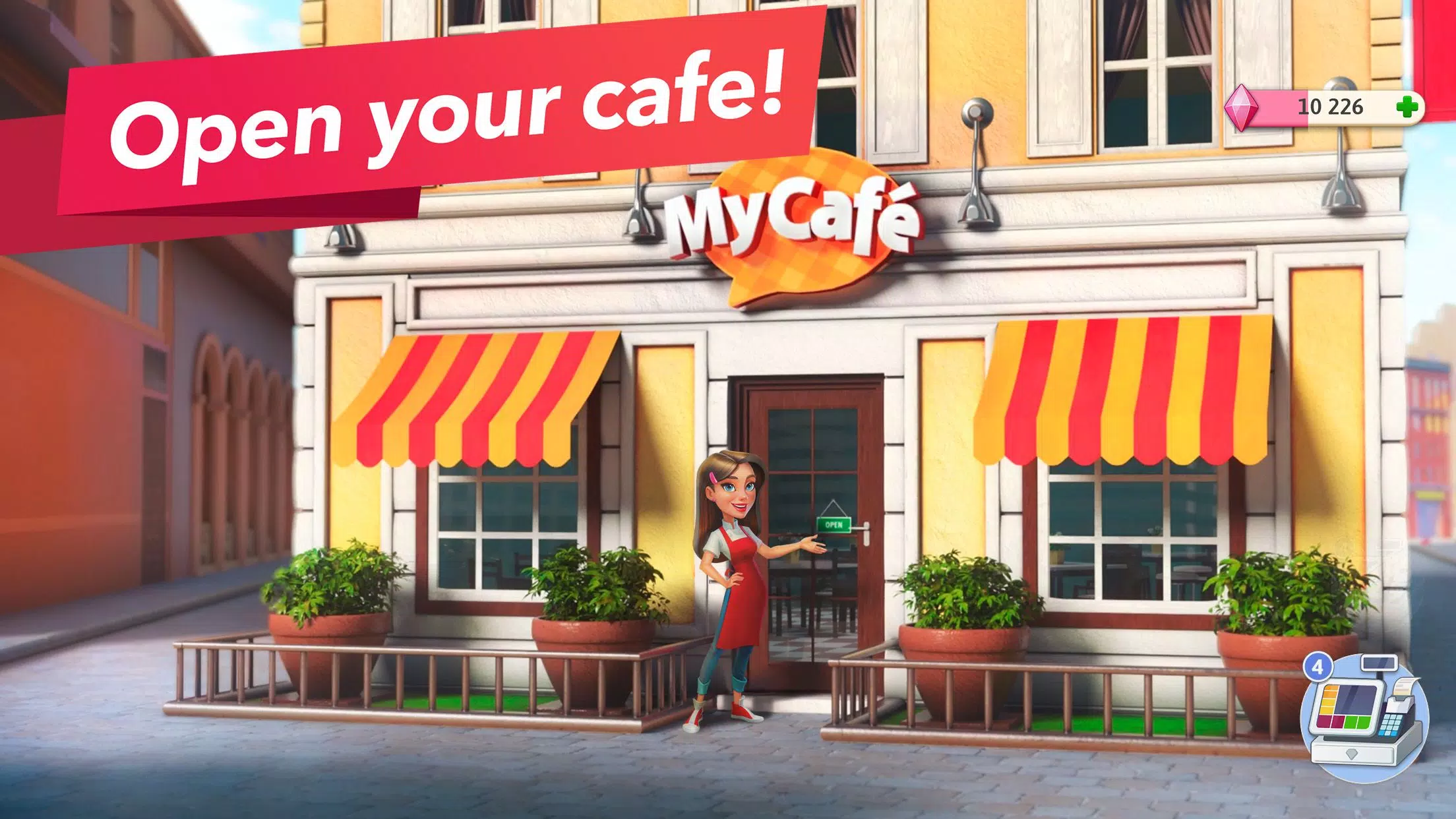 Mein Café — Restaurant-spiel Screenshot 0