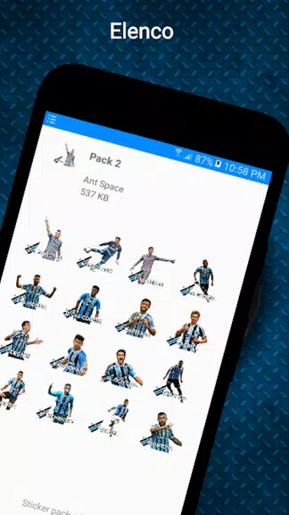 Grêmio Stickers for WhatsApp Ekran Görüntüsü 3