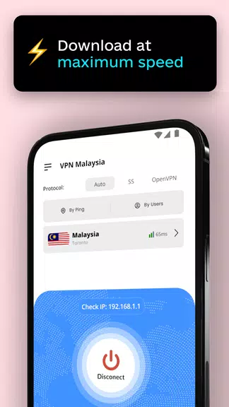 VPN Malaysia - Unlimited KL IP Captura de pantalla 3