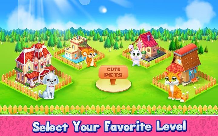 Cute Pets Caring and Dressup স্ক্রিনশট 1