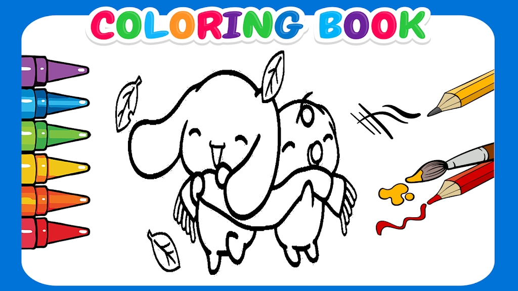 Cute Cinnamoroll coloring book スクリーンショット 3