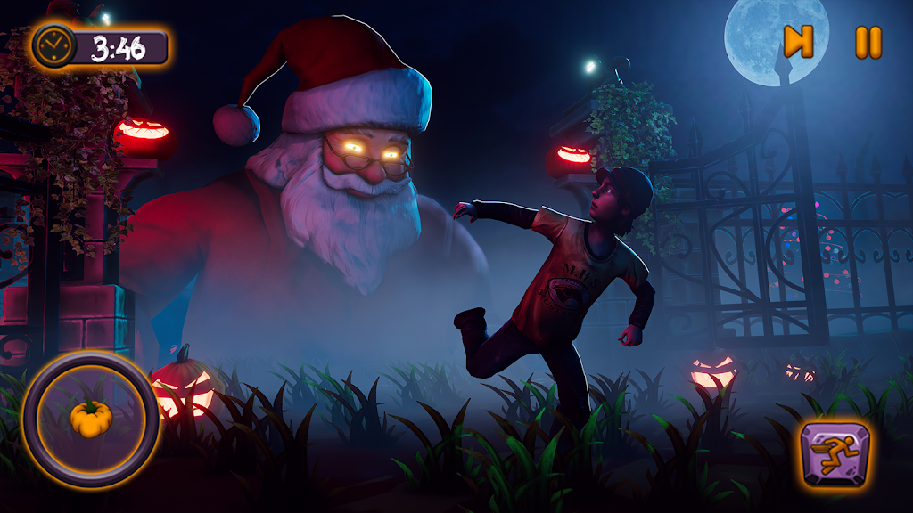 Scary Santa Horror Escape Game Captura de tela 2